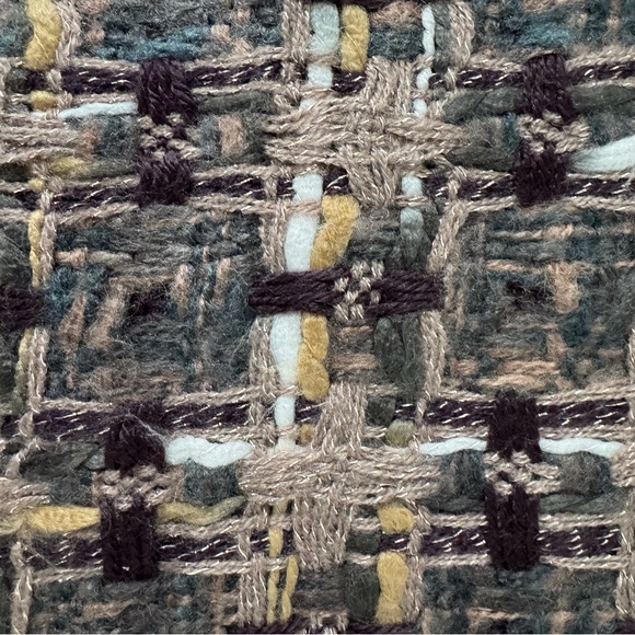 Ann Taylor Elegant Multicolor Fringed Scarf - Picture 3 of 4